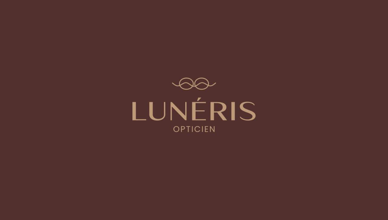 Création logo Rennes – logotype Lunéris opticien premium